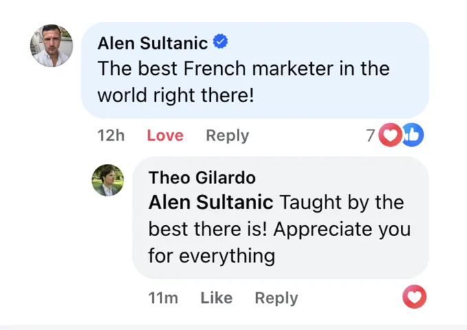 Alen Sultanic endorsement