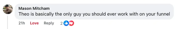 Testimonial — the only guy you should work with on your funnel
